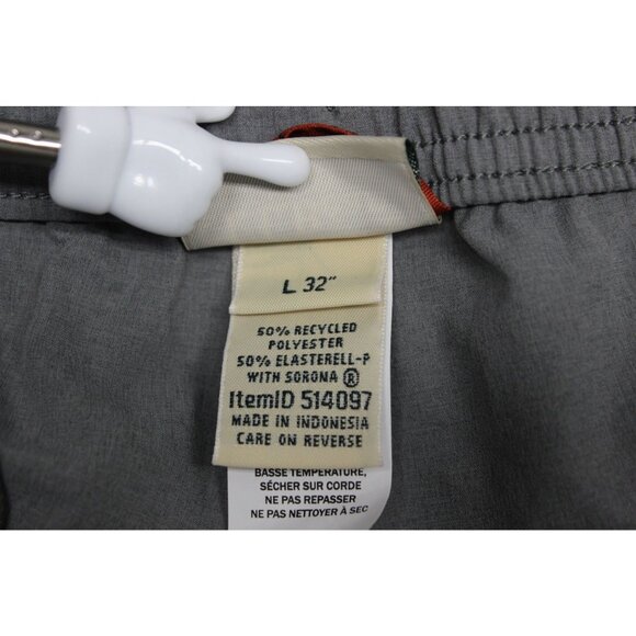 L.L. Bean men's gray elastic waist standard fit tapered leg multisport joggers L - Picture 9 of 14